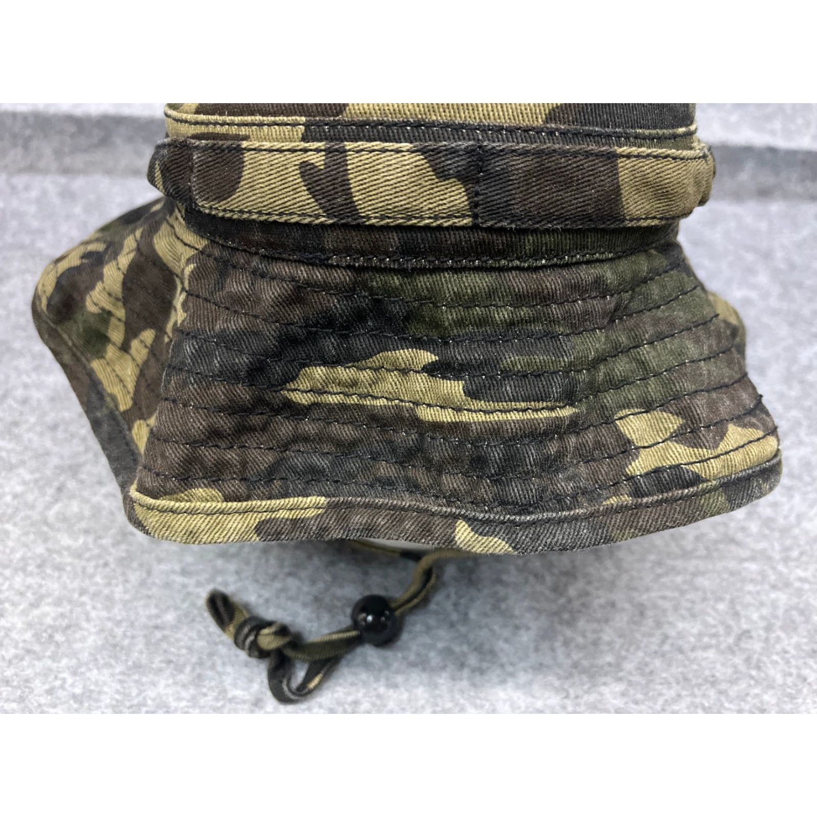 Vintage VINTAGE Goodfellow & Co Bucket Hat Unisex Adults One Size Green Camo Outdoor Twill Cotton Cap Size ONE SIZE - 3 Thumbnail