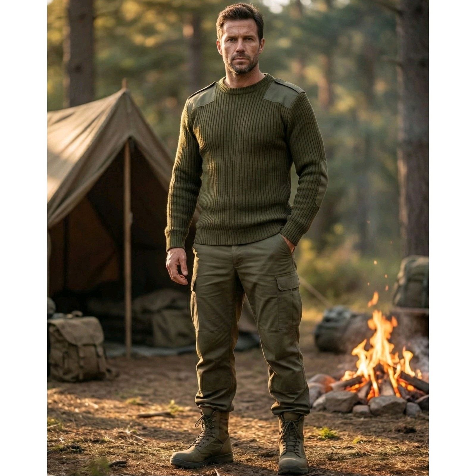 Other DSCP Valor Collection Wool Service Sweater Men's Military 42 Size US XS / EU 42 / 0 - 3 Thumbnail