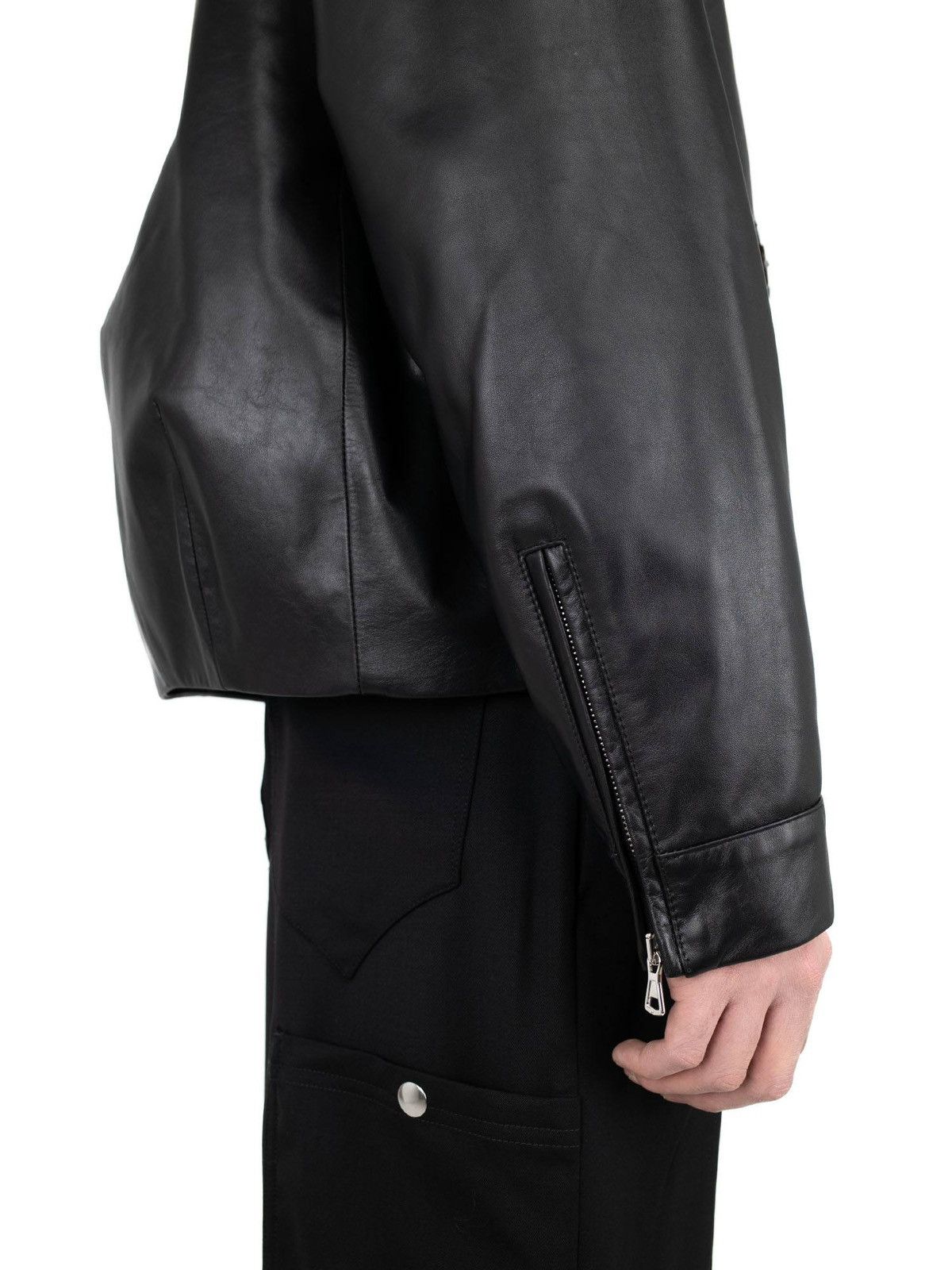 Kiko Kostadinov Kiko Kostadinov SS23 Leather Murad Blouson Size US M / EU 48-50 / 2 - 9 Thumbnail