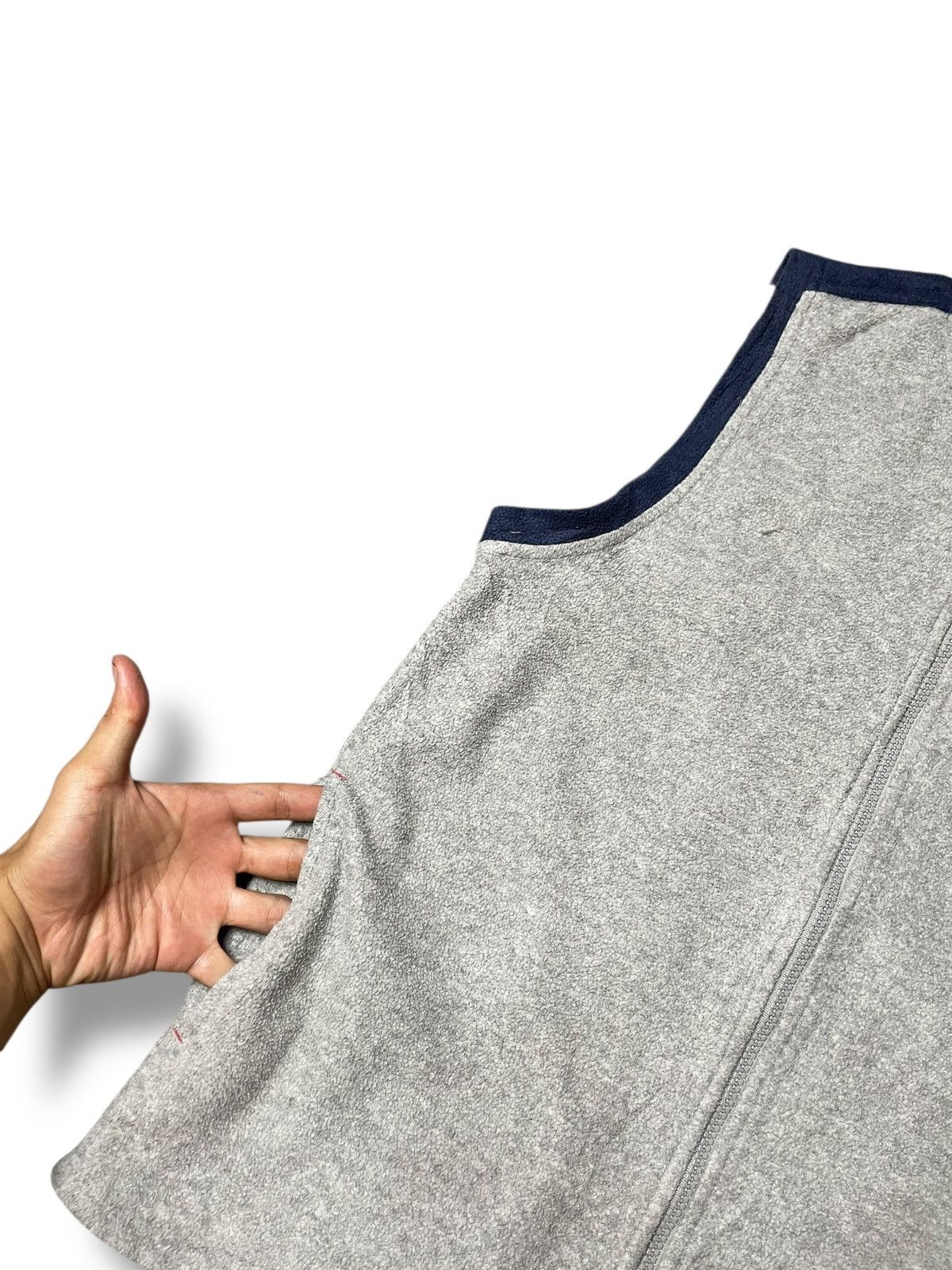 Edwin × Japanese Brand × Vintage Vintage EDWIN Fleece Zipped Vest (132) Size US XXS / EU 40 - 5 Thumbnail