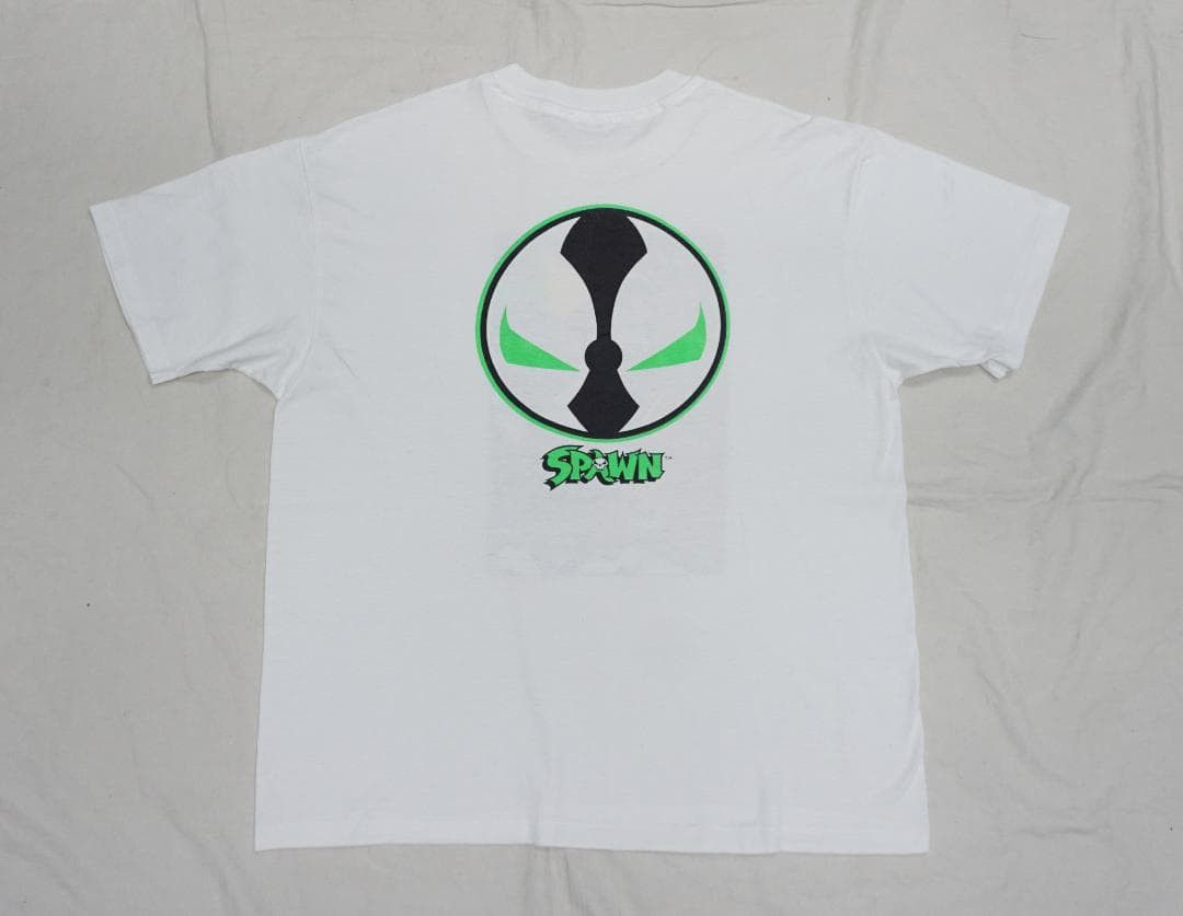Vintage 1993年 USA製 Spawn Tシャツ 90's コミック ビンテージ Size US XXS / EU 40 - 4 Thumbnail