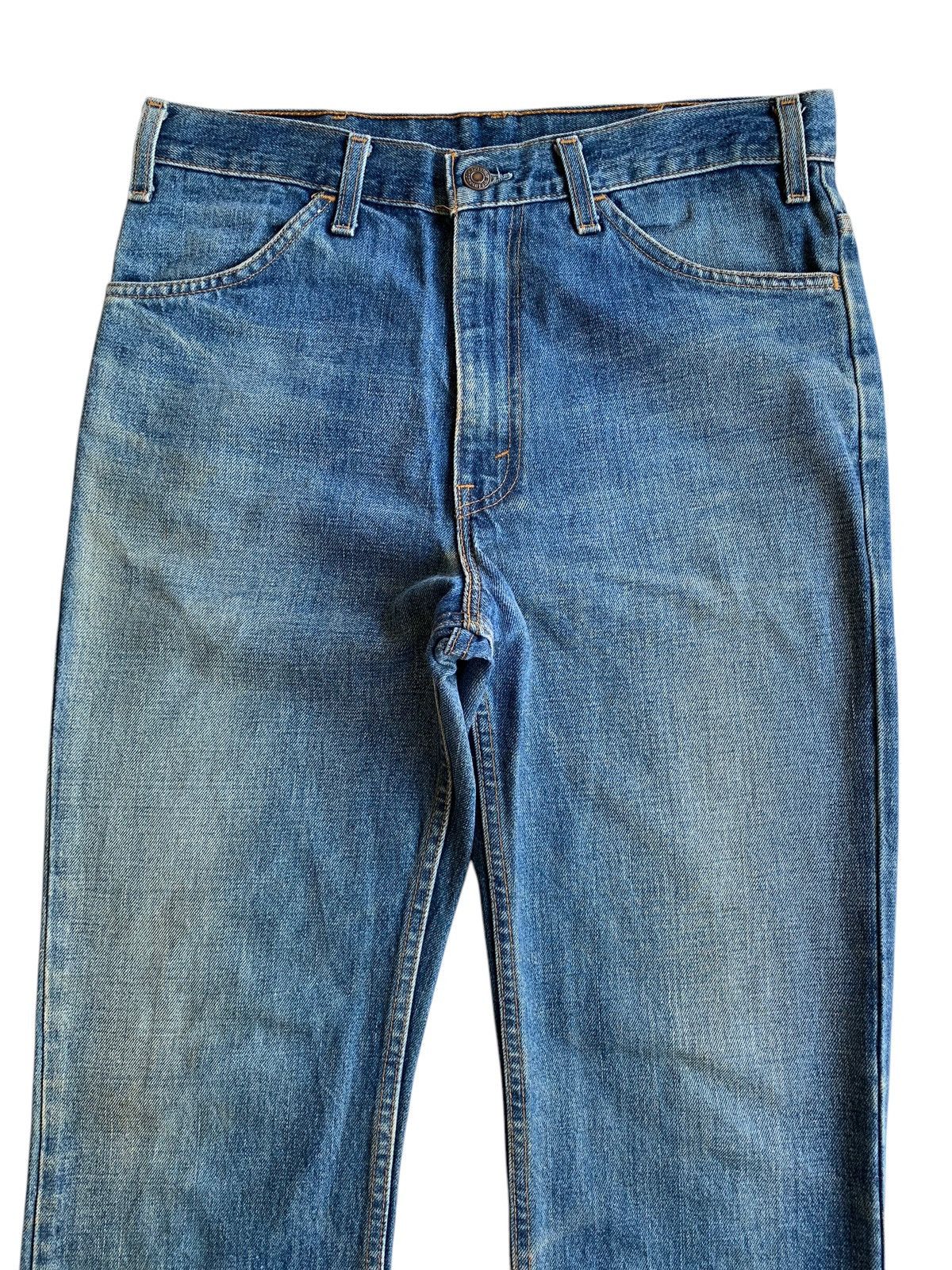 Tornado Mart VINTAGE FLARED LEVIS 646 BOOTCUT DISTRESSED DENIM Size US 32 / EU 48 - 5 Thumbnail