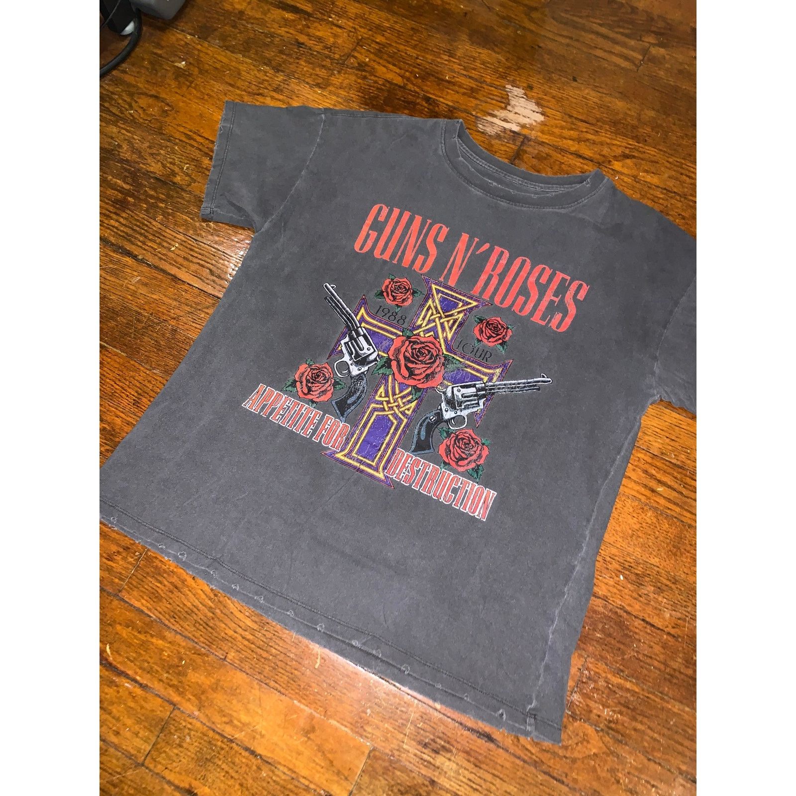 Band Tees Guns N Roses Appetite For Destruction T Shirt Black Small Size US S / EU 44-46 / 1 - 5 Thumbnail