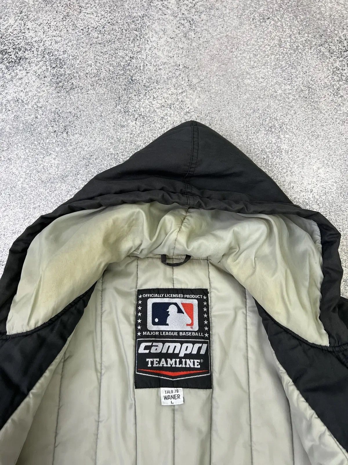 MLB × Vintage Campri Teamline White Sox Black Vintage Baseball Jacket Size US L / EU 52-54 / 3 - 10 Thumbnail