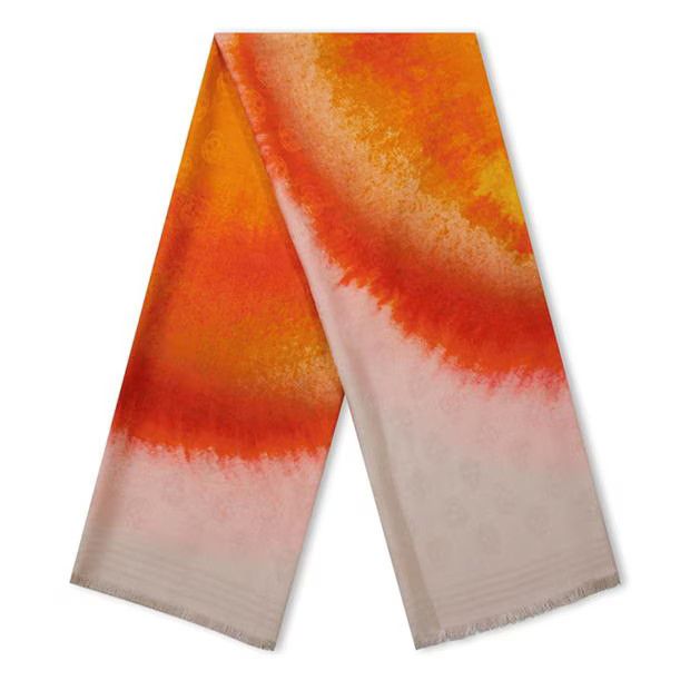 Alexander McQueen o1g2r1mq0824 Size: OS / Galactic Iris Scarf in Multicolor Size ONE SIZE - 1 Thumbnail