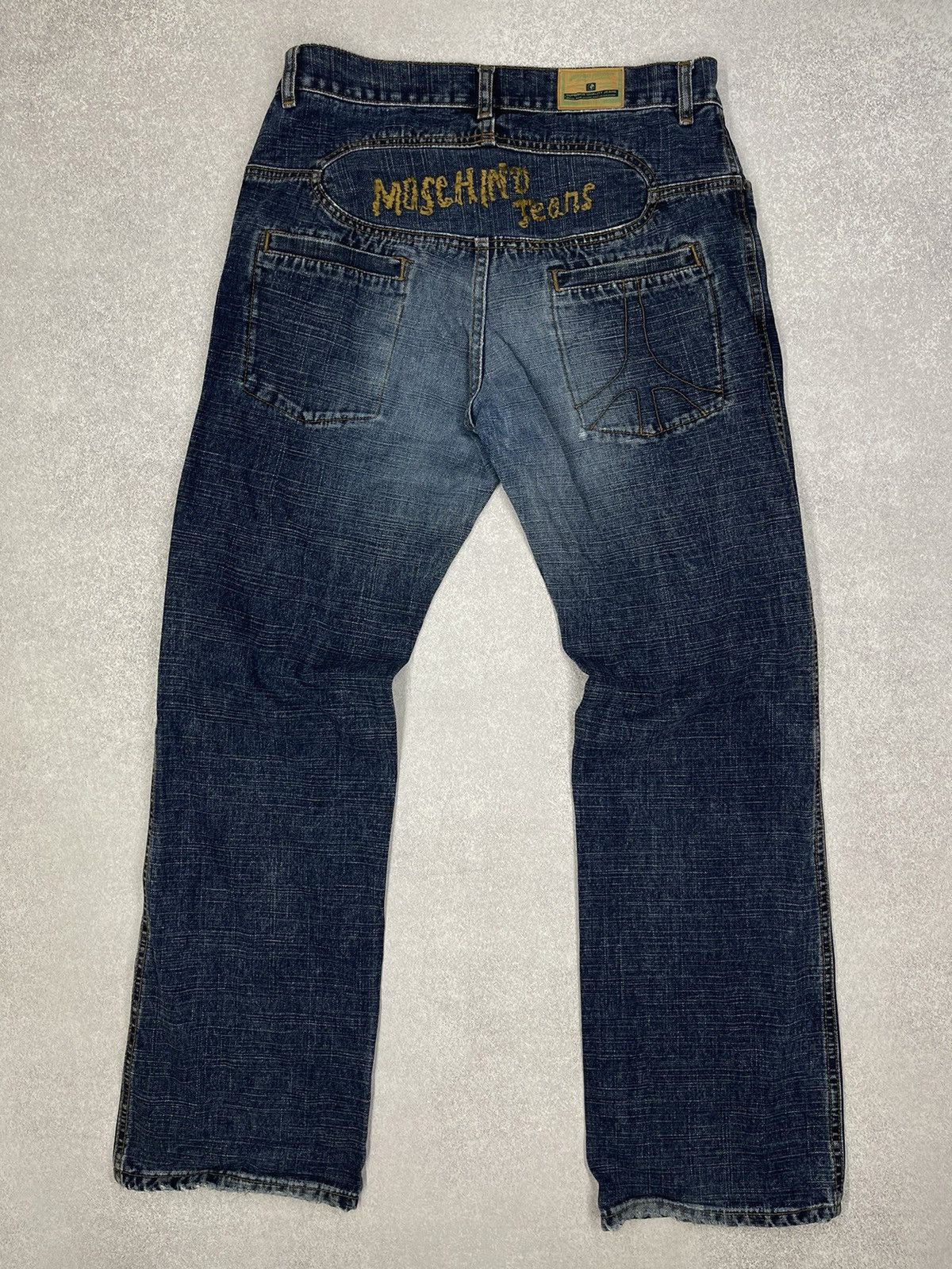 Moschino Vintage Moschino Denim Jeans Big Logo Made in Italy Designer Size US 32 / EU 48 - 2 Thumbnail