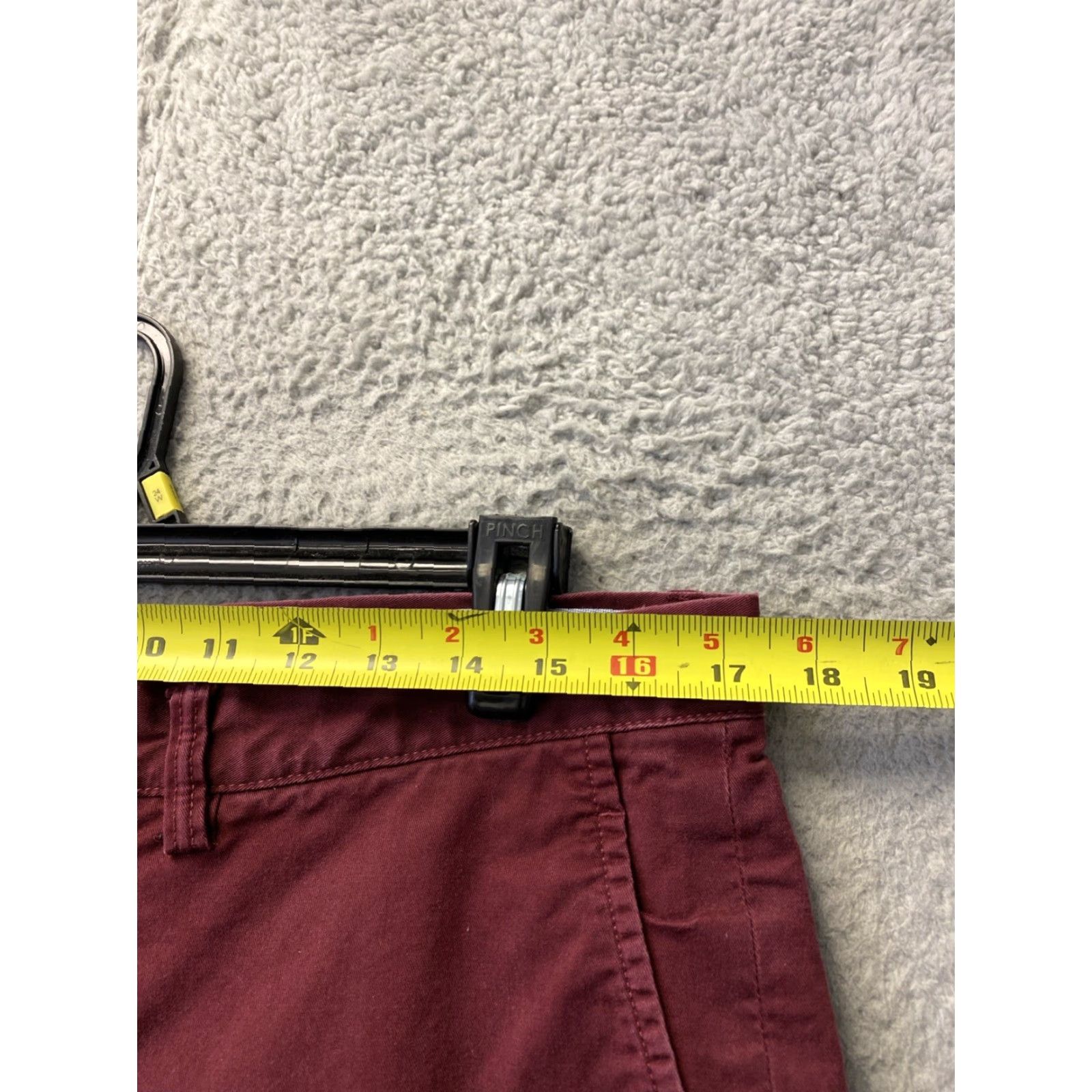 Polo Ralph Lauren Polo Ralph Lauren Chino Trousers Mens 34x34 Burgundy Straight Slim Cotton Canvas Maroon Pockets Graphic Crop Classic Pants Size US XS / EU 42 / 0 - 3 Thumbnail