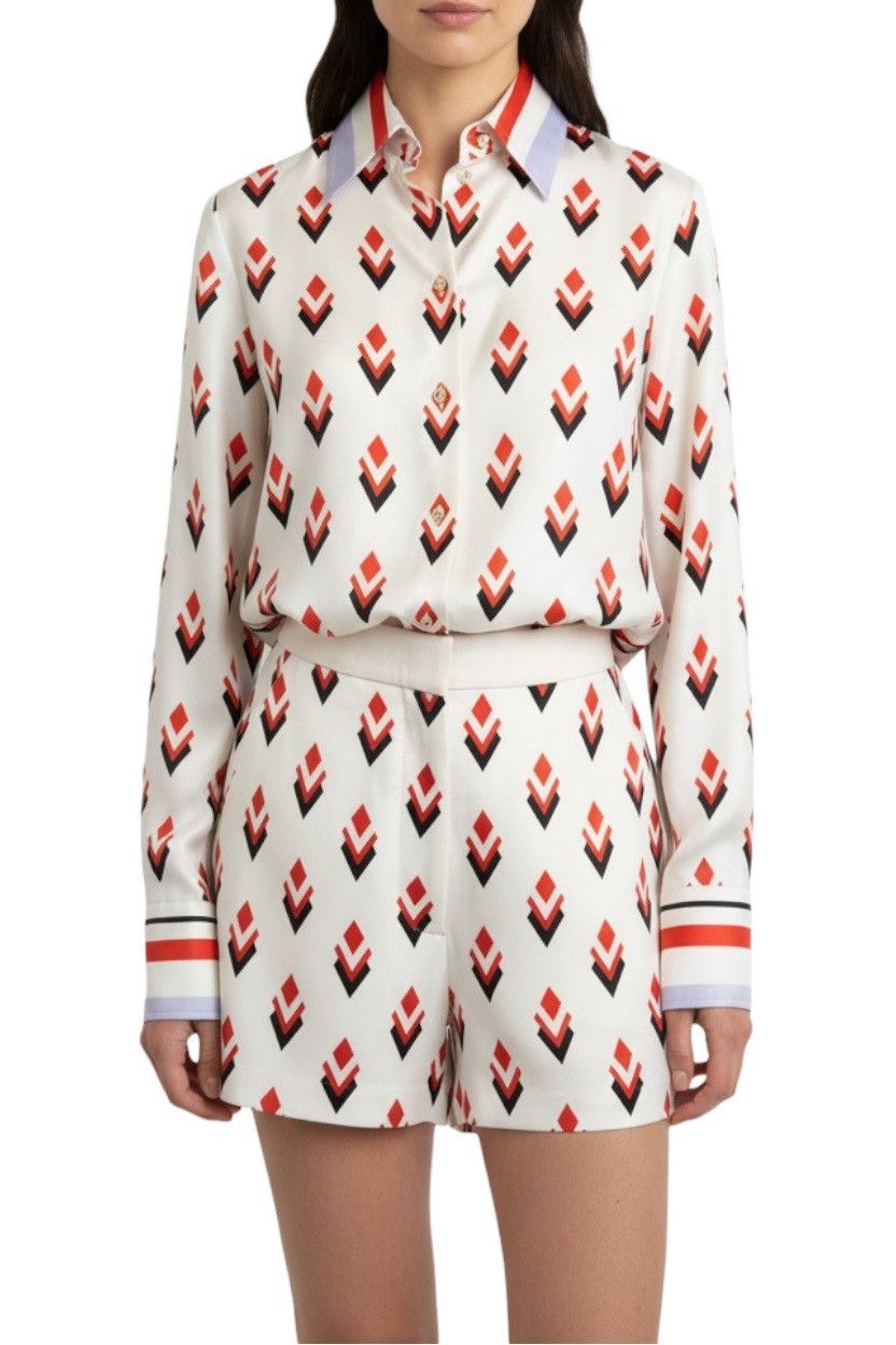 Valentino Valentino Ceramic Print Shorts Size 27" / US 4 / IT 40 - 3 Thumbnail