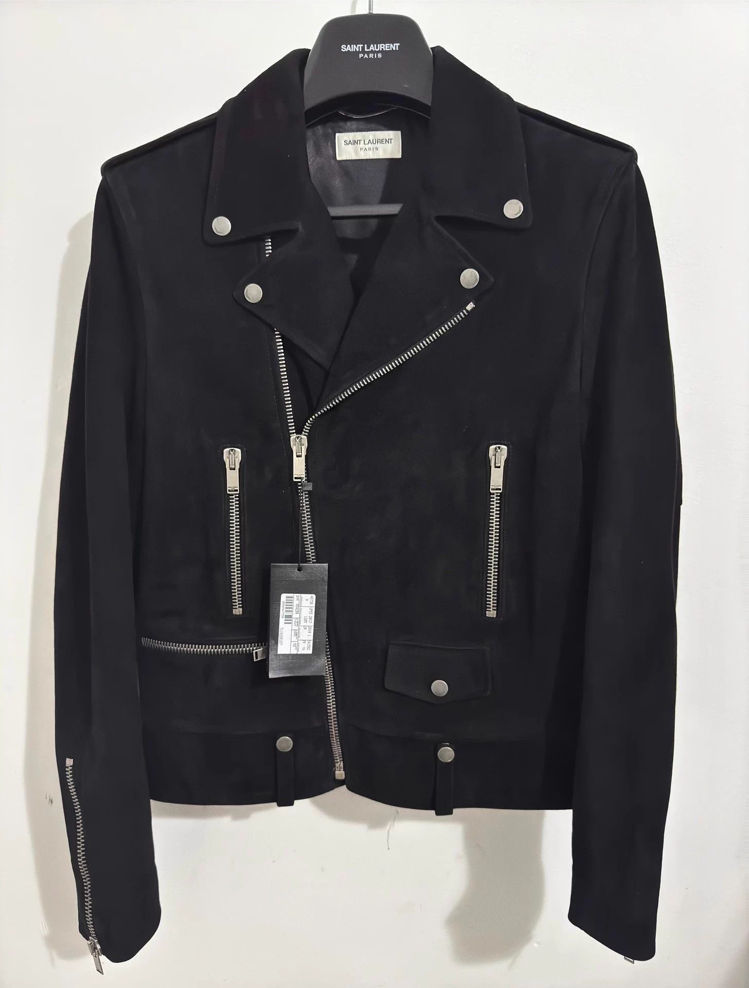 Saint Laurent Paris Saint Laurent SLP 18SS Black Suede Multi-Zip L01 Biker 50 Size US M / EU 48-50 / 2 - 1 Thumbnail