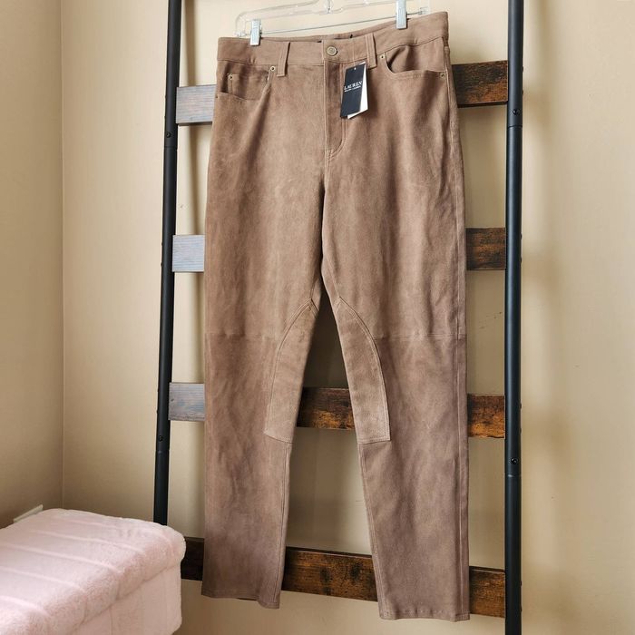 Lauren Ralph Lauren Lauren Ralph Lauren Women Suede Jodhpur Pants Size 12