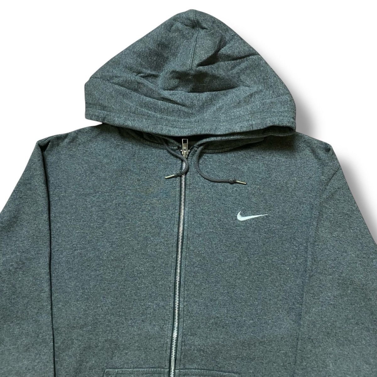 Nike × Vintage Vintage NIKE Swoosh Small Logo Hoodies Size US XXL / EU 58 / 5 - 3 Thumbnail
