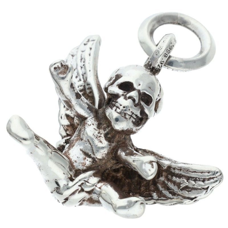 Chrome Hearts Miss Lerlene Silver Pendant Necklace