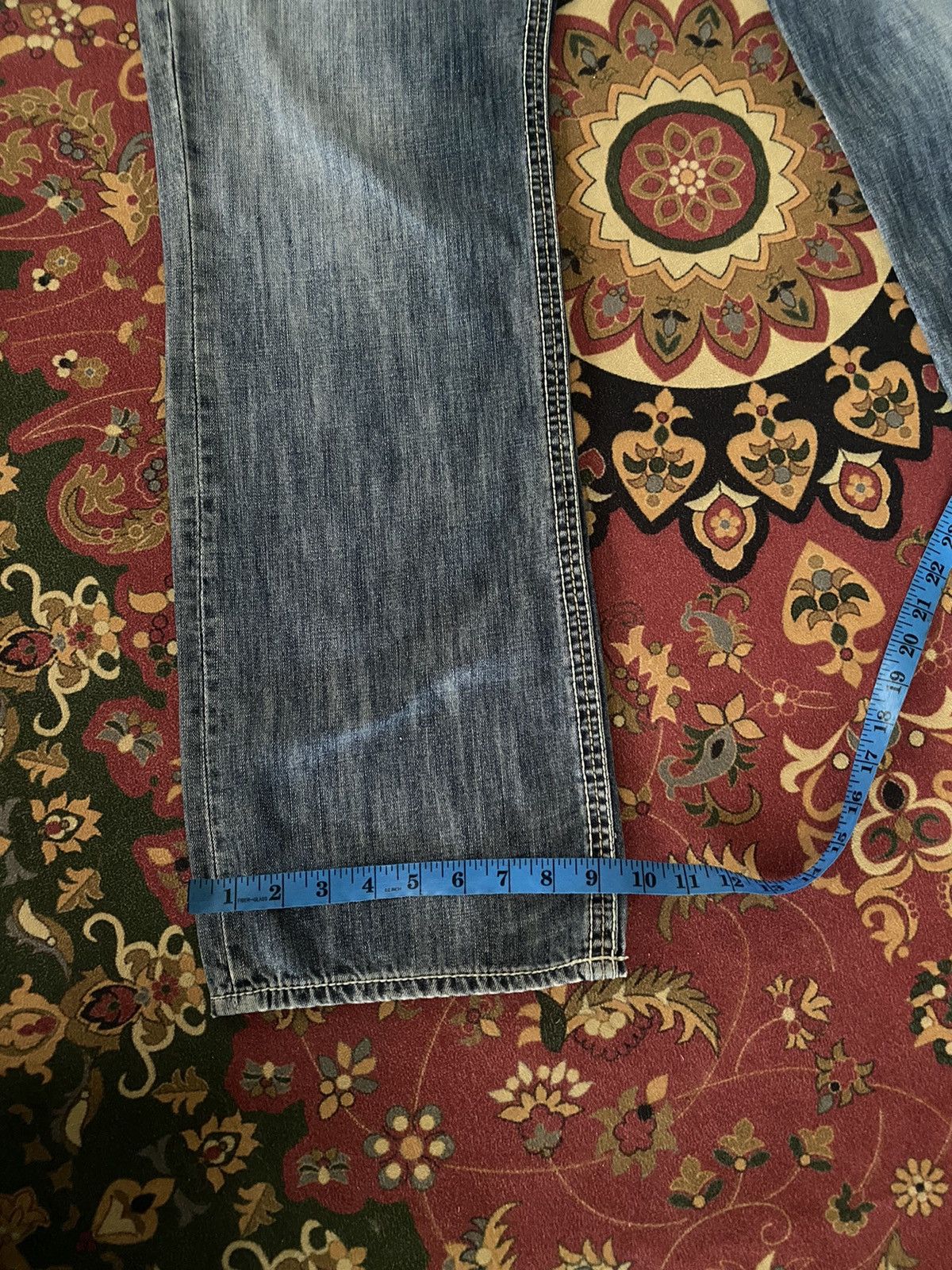 Affliction × Big Star × Vintage Vintage Big Star Distressed Bootcut Denim Size US 33 - 20 Thumbnail