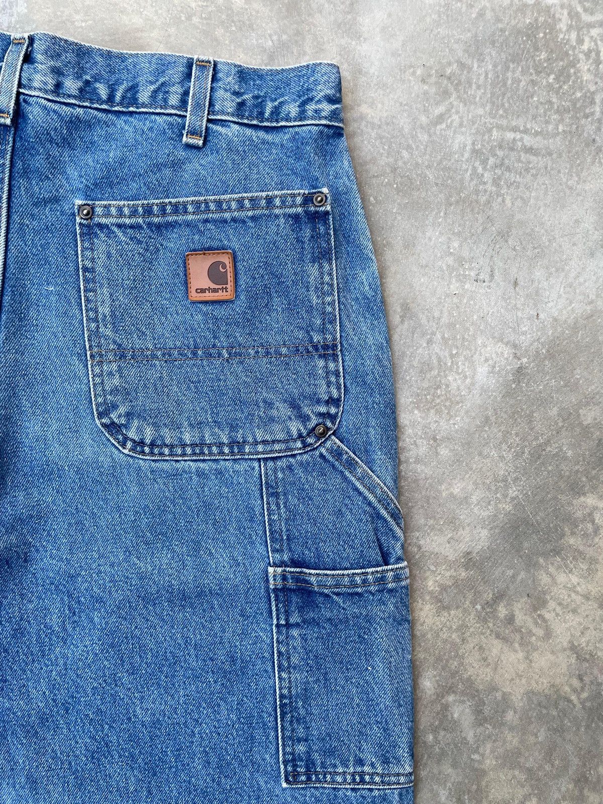 Carhartt Faded Dark Stone Carhartt Doublekne B73-BDST🪡Grunge Size US 34 / EU 50 - 8 Thumbnail