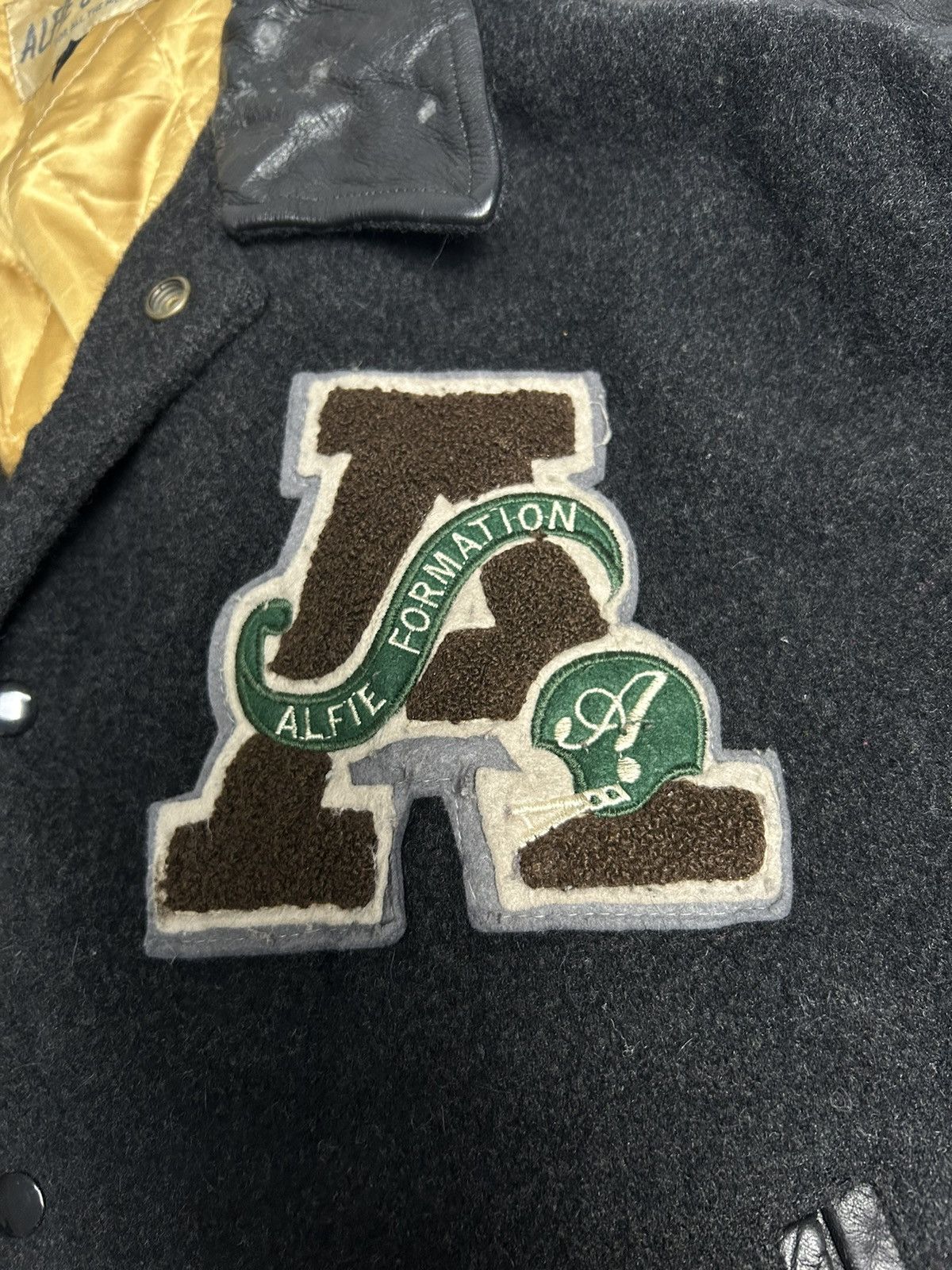 F.C. Real Bristol × Leather LEATHER VARSITY JACKET ALFIE JACK Size US L / EU 52-54 / 3 - 3 Thumbnail