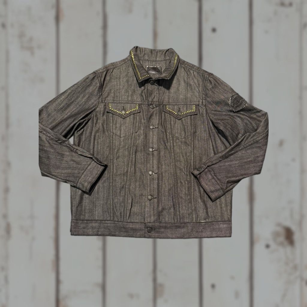 Vintage VINTAGE MEN Robin Jeans And Jacket Denim Set 2XL/ Size 36x27 Gray Made In USA Size US 39 - 1 Thumbnail