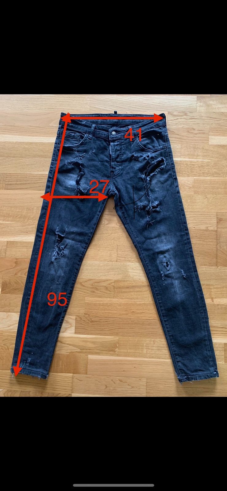 Dsquared2 Dsquared2 distressed painted jeans Size 28" / US 6 / IT 42 - 12 Thumbnail