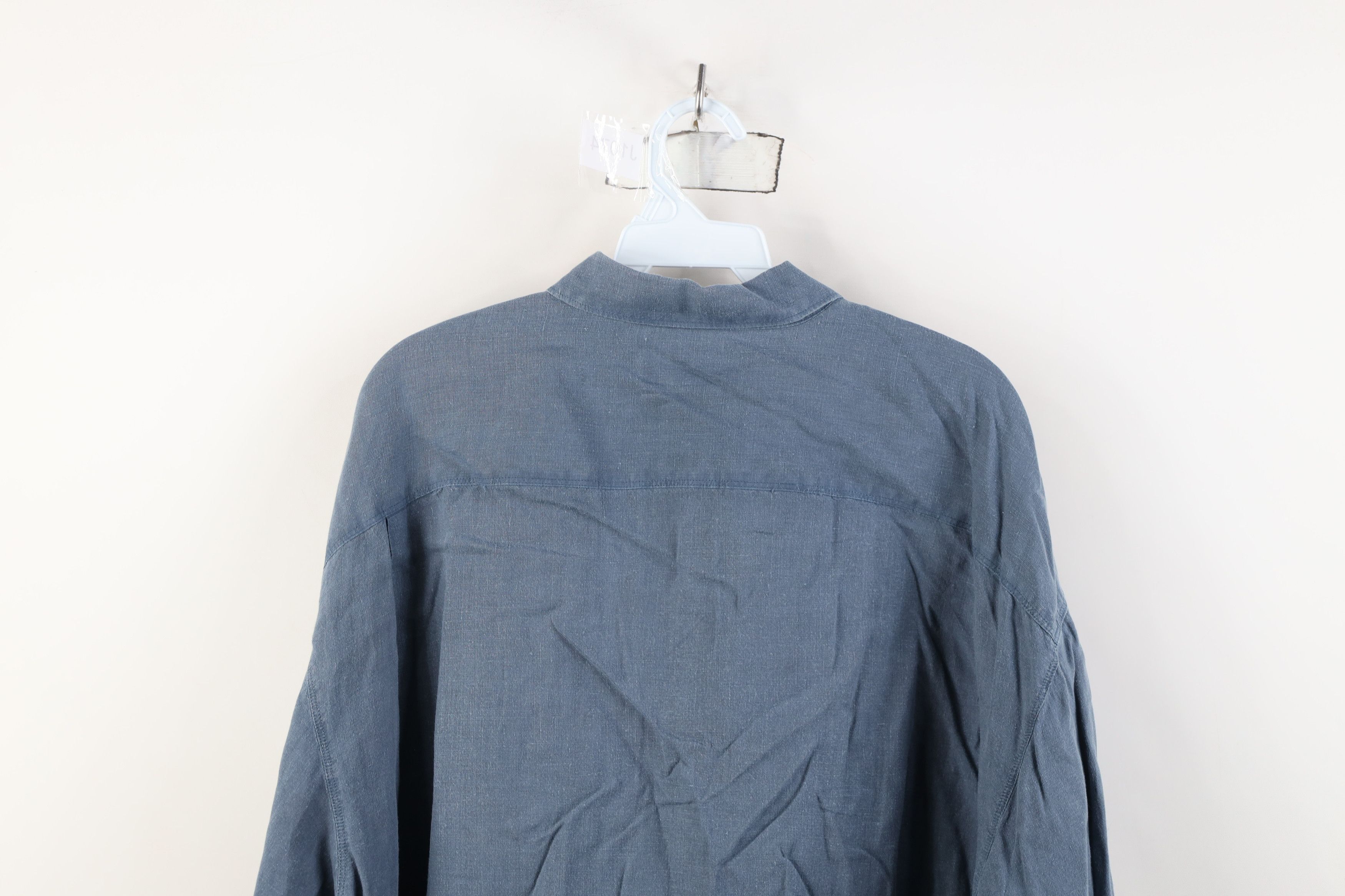 Banana Republic Vintage 80s 90s Banana Republic Collared Button Shirt Blue Size US L / EU 52-54 / 3 - 11 Thumbnail
