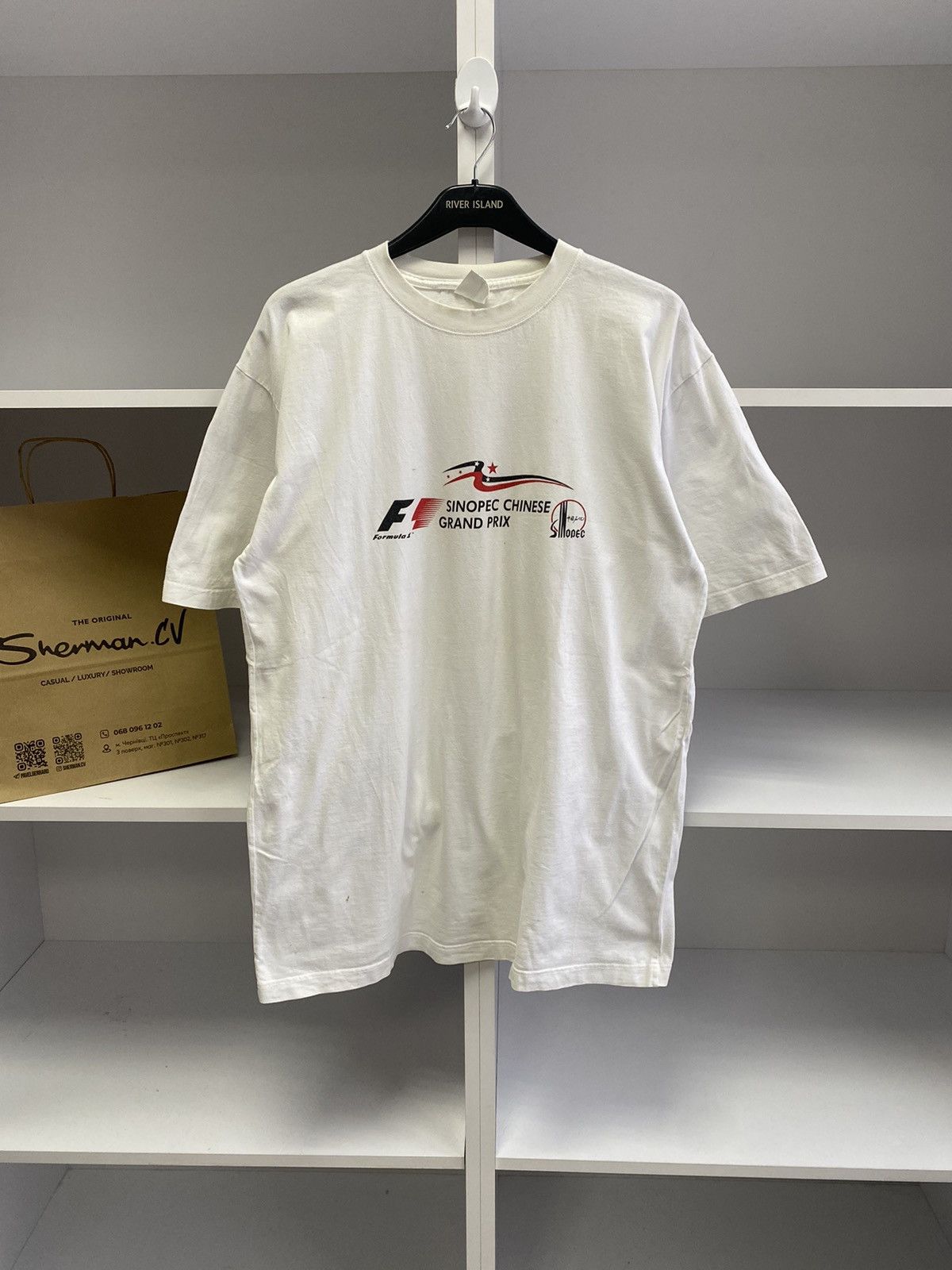 Vintage Vintage Formula 1 Grand Prix Racing Tee Size US XL / EU 56 / 4 - 1 Thumbnail
