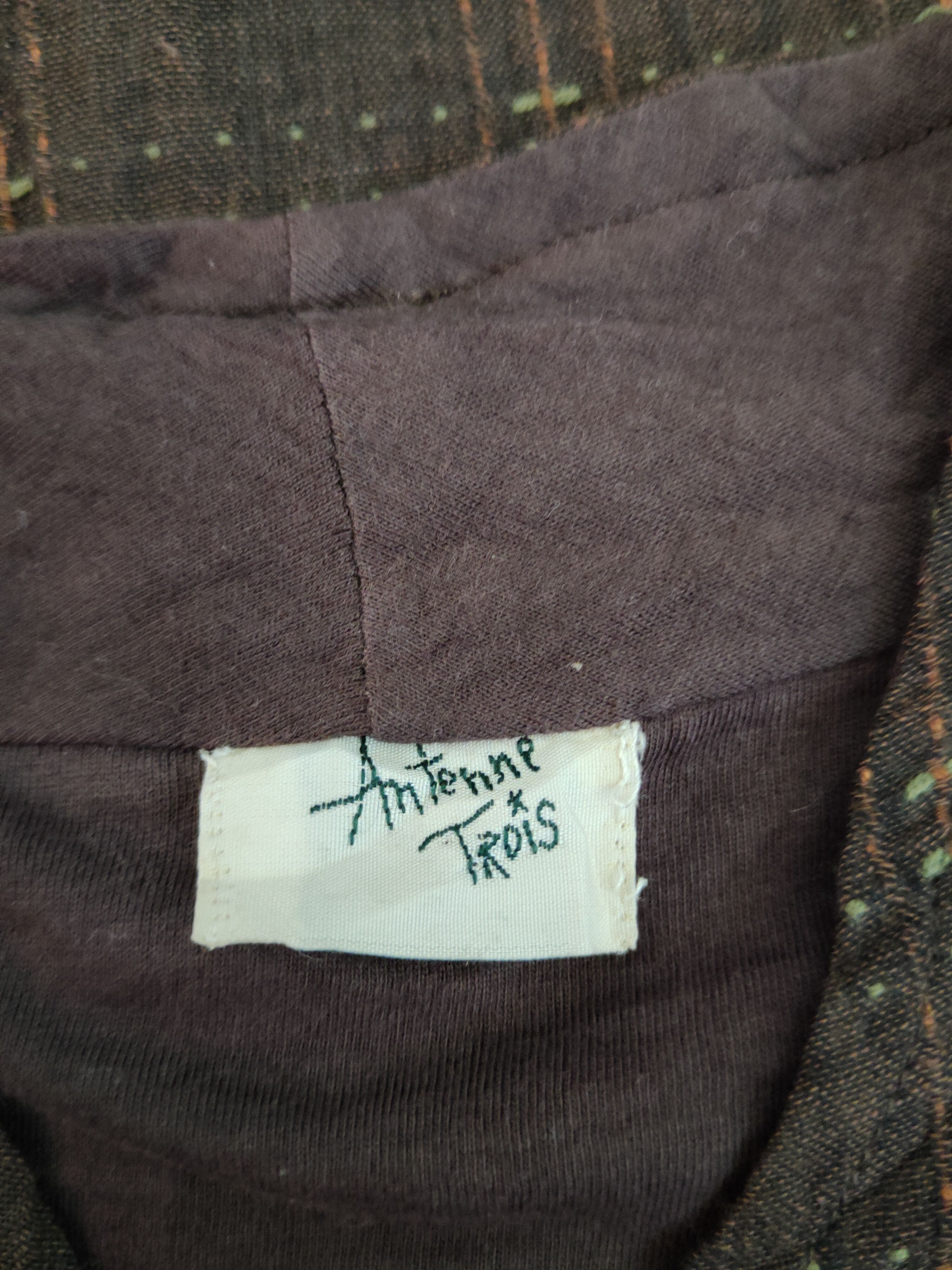 Japanese Brand × Vintage Antenne Trois Dark Brown Button Ups #S1355 Size XL / US 12-14 / IT 48-50 - 11 Thumbnail