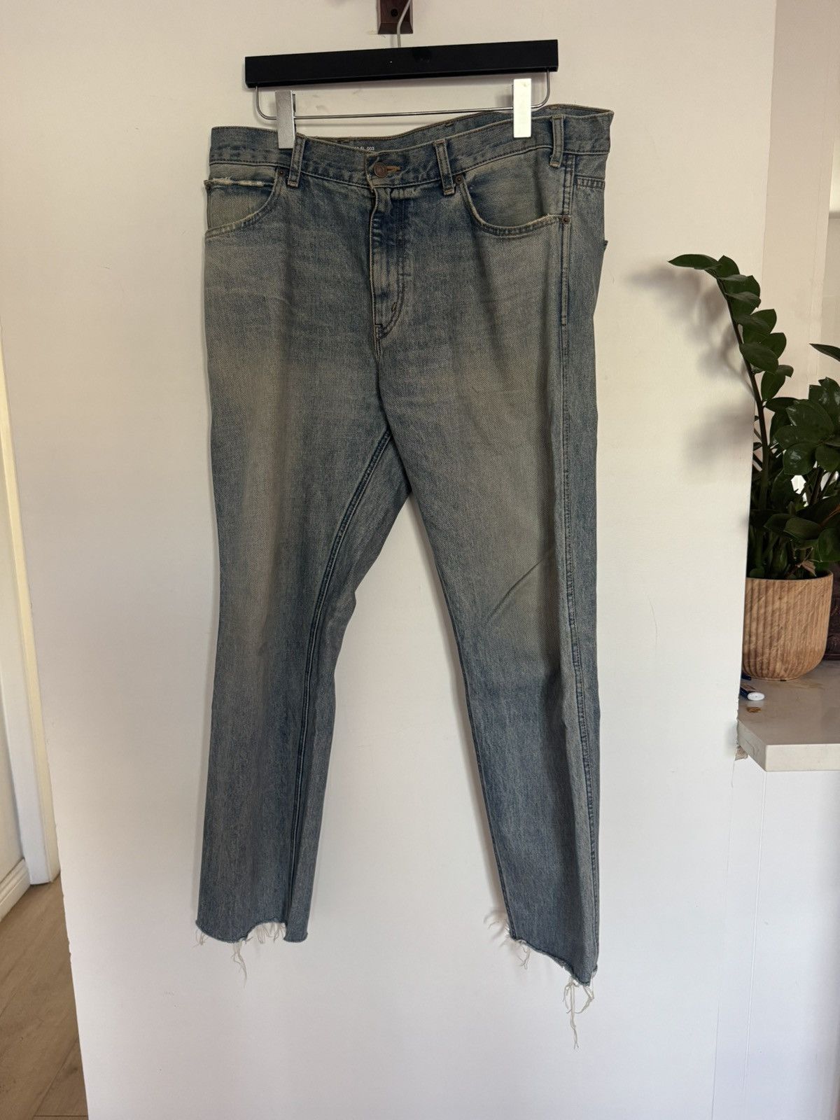 Celine Raw hem Sl003 Size US 34 / EU 50 - 1 Thumbnail