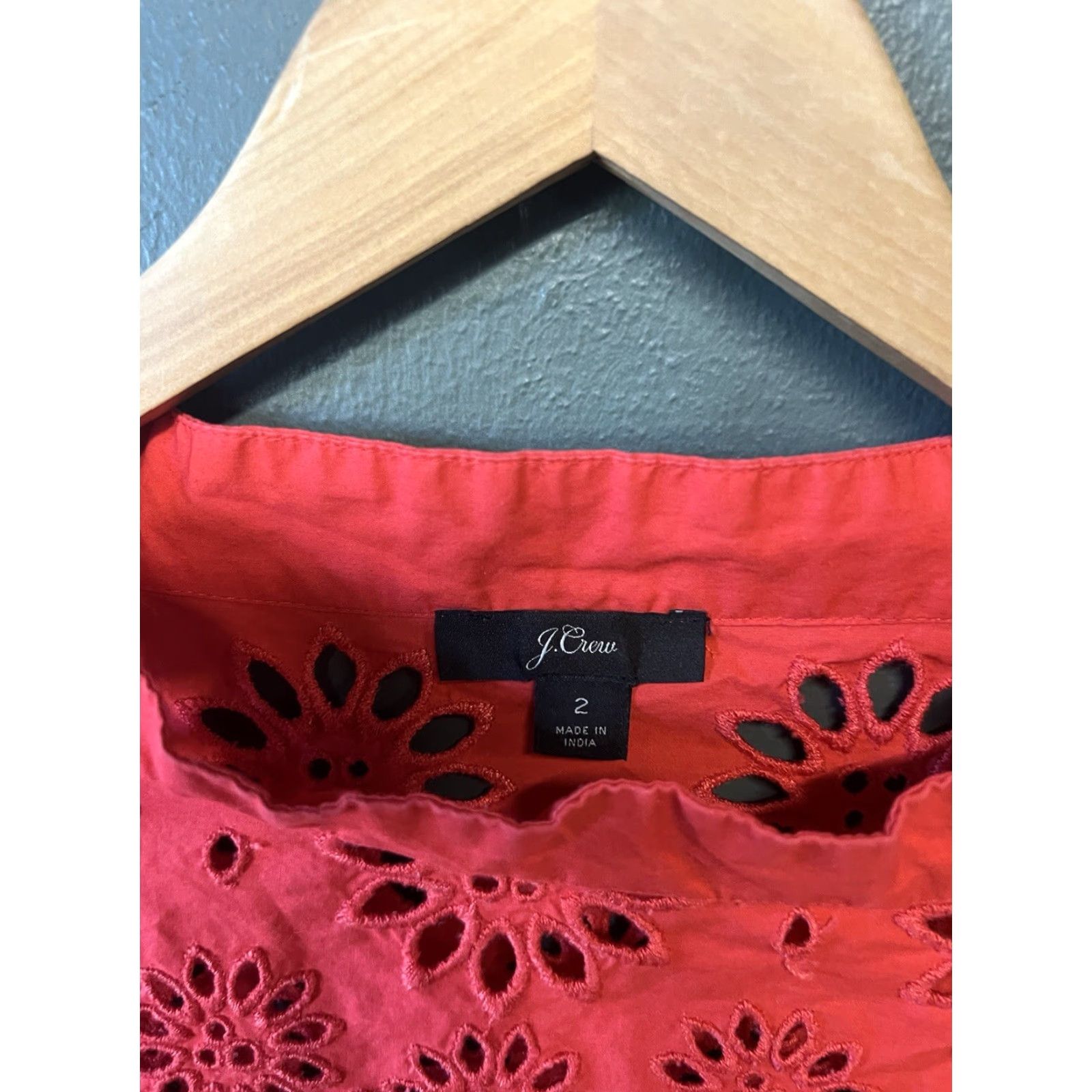 J.Crew J.Crew Blouse Womens Red Long Sleeve Size 2 Size XS / US 0-2 / IT 36-38 - 3 Thumbnail