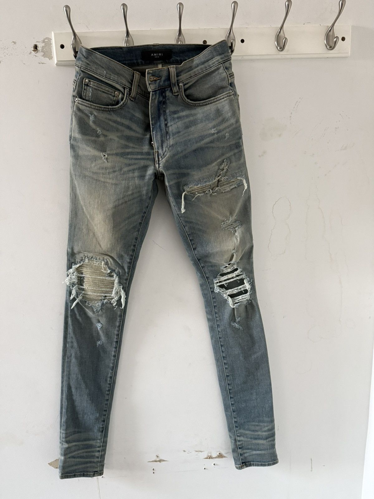 Amiri MX1 JEAN IN ITALIAN STRETCH DENIM Size US 29 - 1 Thumbnail