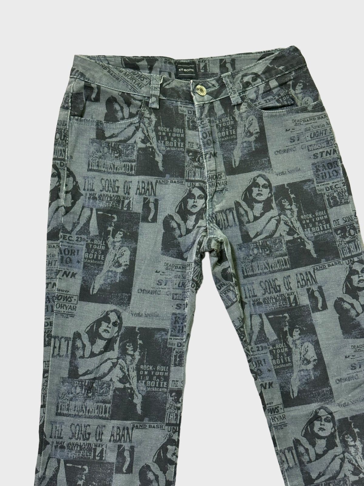 Hysteric Glamour × Japanese Brand Et-Botte sexy Girl The Song of Aban Overprint Pant Size 24" / US 00 / IT 34 - 4 Thumbnail