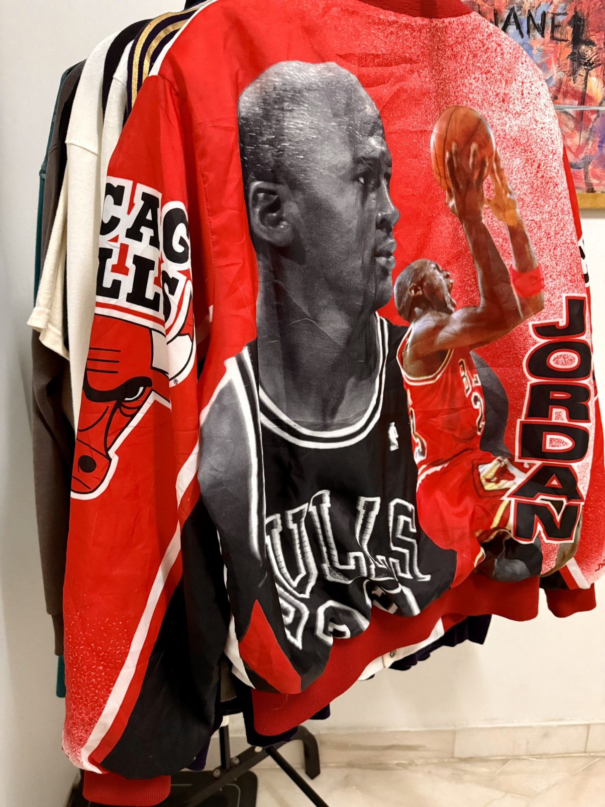 Vintage Vintage 90s Chicago bull Michael Jordan Chalk line Size US L / EU 52-54 / 3 - 4 Thumbnail