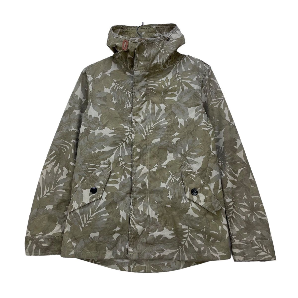 Designer × Japanese Brand Back Number FullPrint Floral Hooded Jacket Size M / US 6-8 / IT 42-44 - 1 Thumbnail