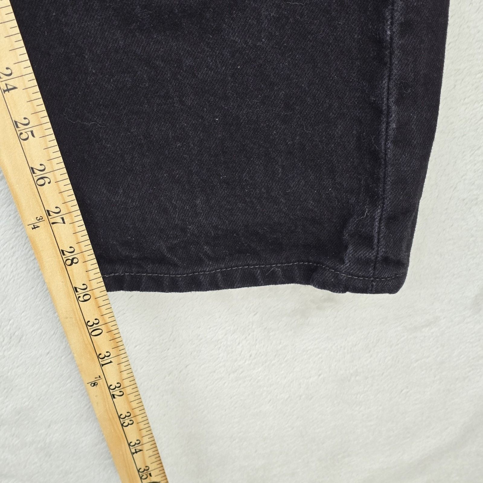 Levi's Levis 501 Jeans 31x30 (Fits 30x29) Black Straight Leg Y2K Size US 30 / EU 46 - 11 Thumbnail