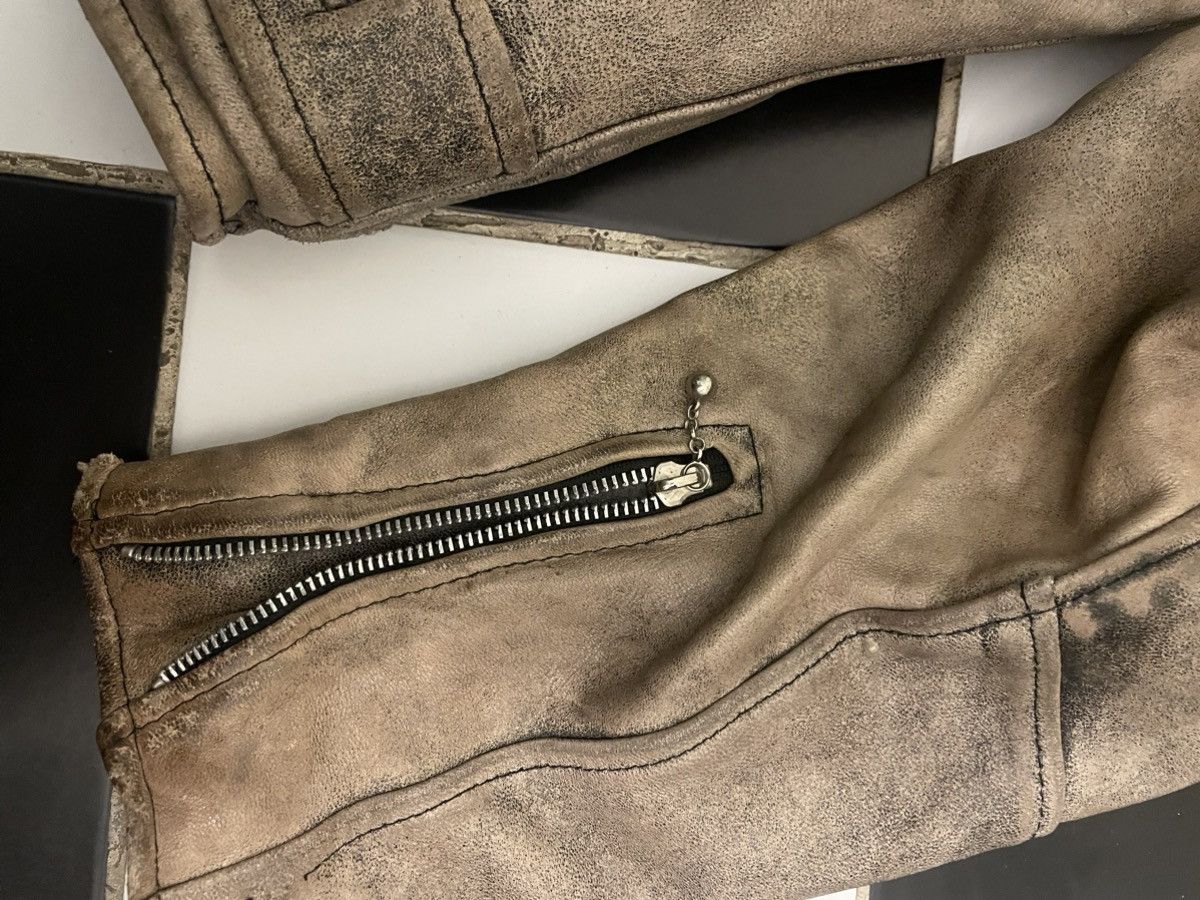 Vintage Vintage A.M.I. London Perfecto Leather Jacket – Rare Piece Size US XL / EU 56 / 4 - 7 Thumbnail