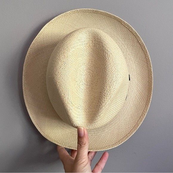 Borsalino Borsalino Straw Panama Hat - made in Italy, NWTs 🇮🇹 Size ONE SIZE - 6 Thumbnail