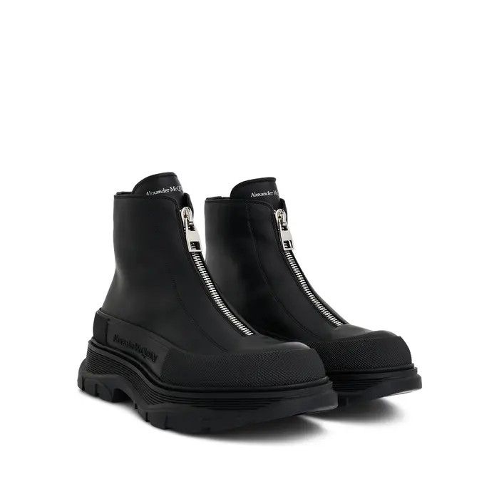 Alexander McQueen o1y1024 Ankle Boots in Black Size US 9 / EU 42 - 2 Thumbnail