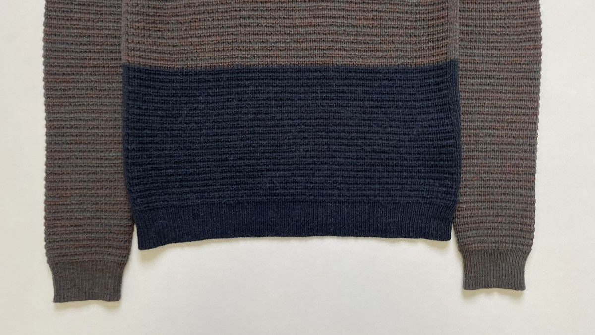 Maison Margiela A/W 15 Waffle Knit Colour Block Sweater Size US M / EU 48-50 / 2 - 4 Thumbnail