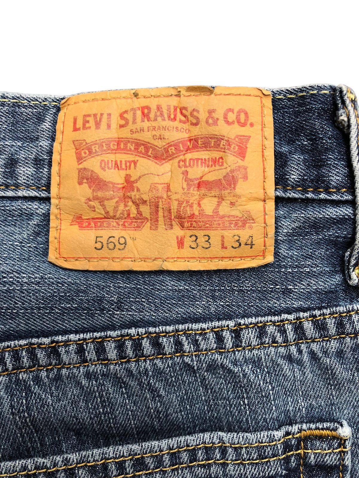 Levi's × Vintage Vintage Levi's 569 Blue Denim Jeans Size US 36 / EU 52 - 16 Thumbnail