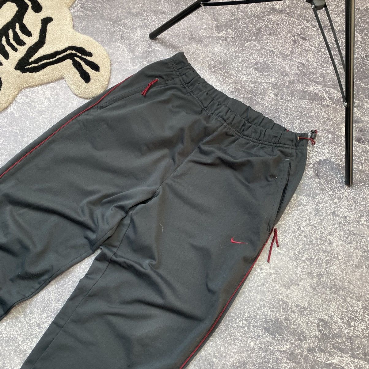 Vintage Vintage Nike Small swoosh y2k cotton tracked pants Size US 32 / EU 48 - 2 Thumbnail