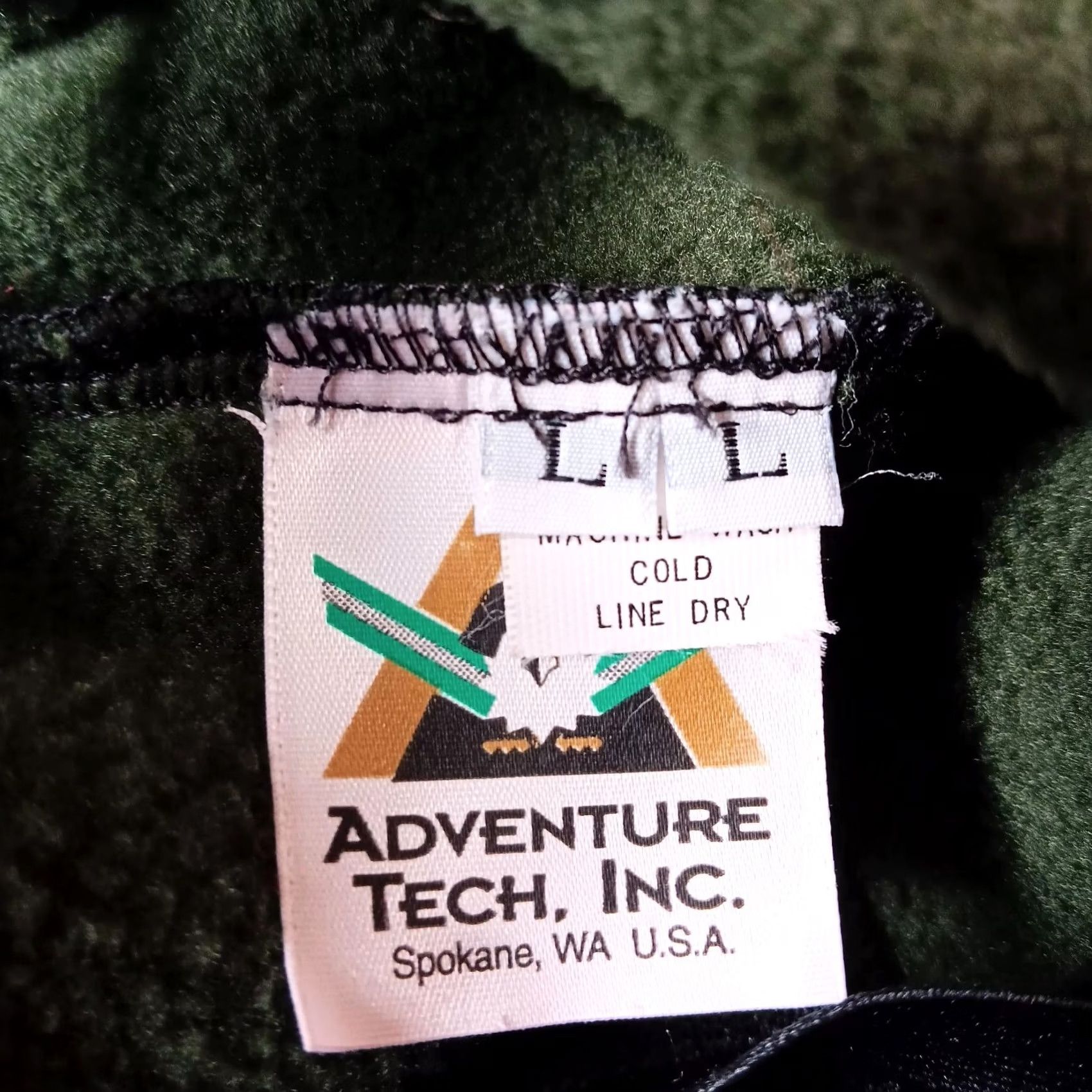 Vintage Adventure Tech Inc Bib Overalls L Men Green Fleece Knee Reinforced Zip Side Adjustable Straps 29" Inseam Snow Pants Size US 33 - 3 Thumbnail