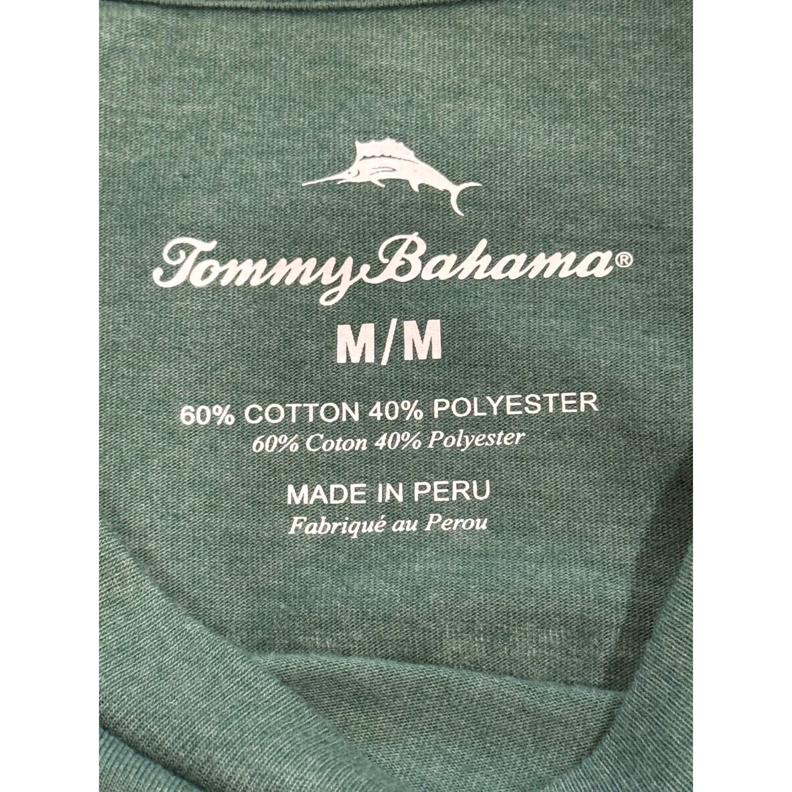 Tommy Bahama NEW TOMMY BAHAMA T-Shirt Between The Ryes Mens Medium Green Size US M / EU 48-50 / 2 - 7 Thumbnail