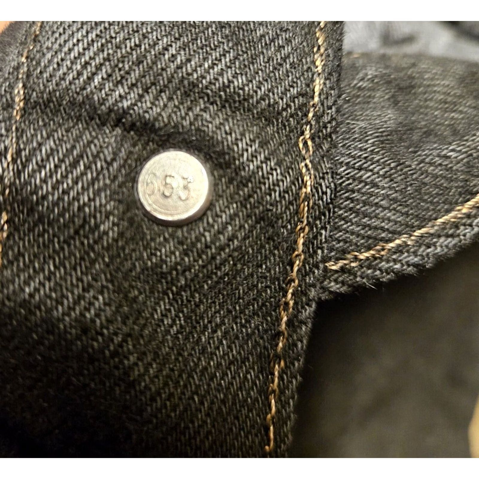 Levi's Levi's 501XX Jeans Black Denim Button Fly Vintage Men's 29x26 Big & Tall 100% Cotton 5-Pocket 90s Theme Mens Size US 29 - 3 Thumbnail