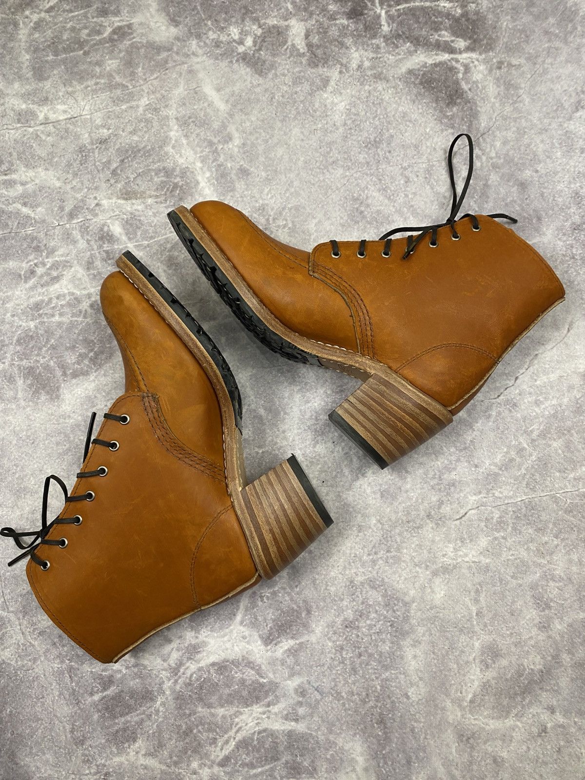 Red Wing Red Wing Clara 3404 Heeled Oro Legacy Leather Boots Size: 37 Size US 7 / IT 37 - 14 Thumbnail
