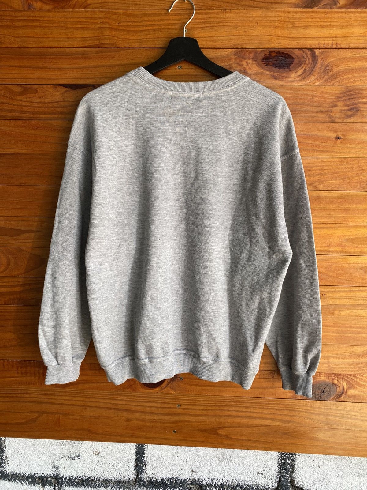 Vintage Vintage Silvio Valentino Italy Grey Minimalist Sweatshirt Size US L / EU 52-54 / 3 - 7 Thumbnail