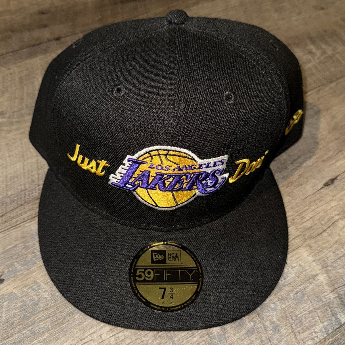 Just Don × New Era Just Don Los Angeles Lakers New Era 59Fifty Fitted Hat Size ONE SIZE - 6 Thumbnail