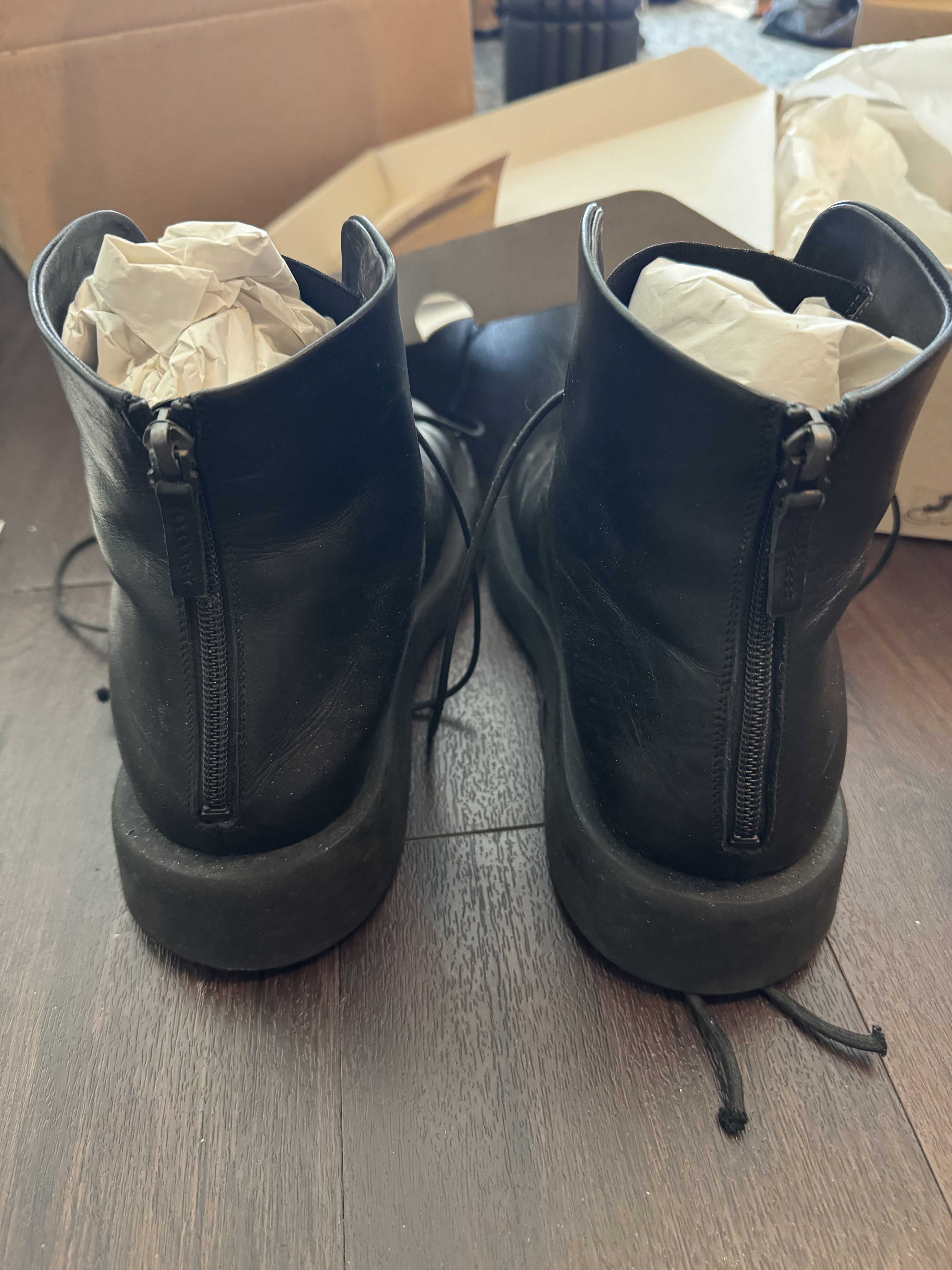 Marsell Black Gomme Gommello Boots Size US 9 / EU 42 - 5 Thumbnail