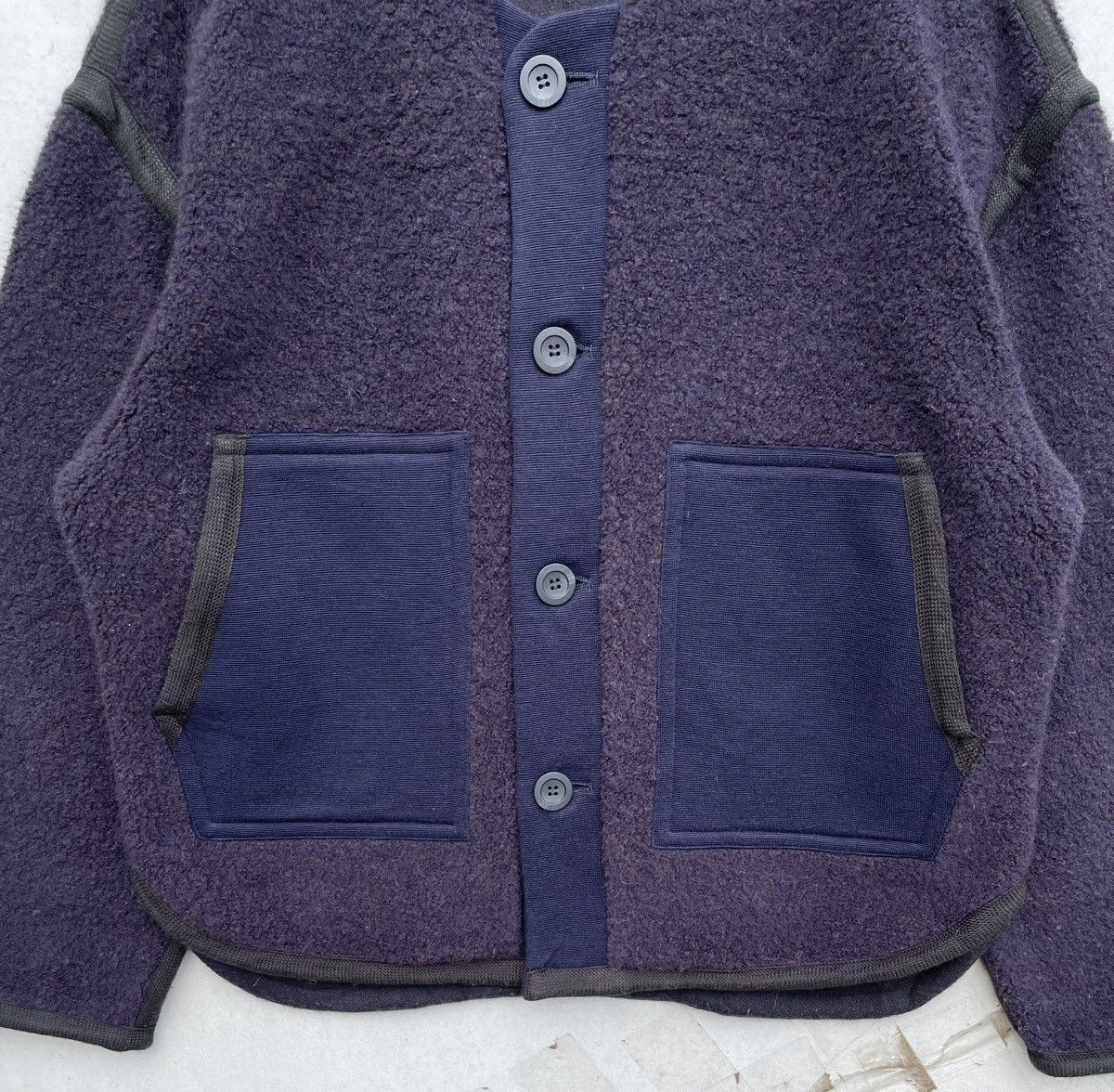 Japanese Brand RARE🔥 Kamishima Chinami Yellow Fleece Teddy Jacket Size US M / EU 48-50 / 2 - 4 Thumbnail