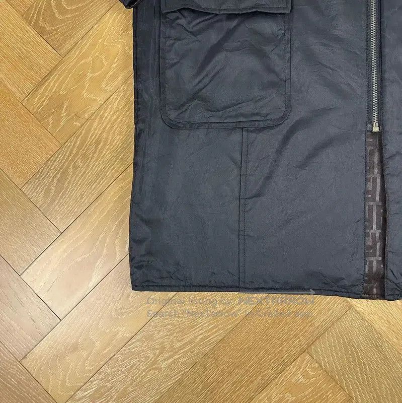 Fendi Fendi Black XL Coat with Signature Print . Size US XL / EU 56 / 4 - 6 Thumbnail
