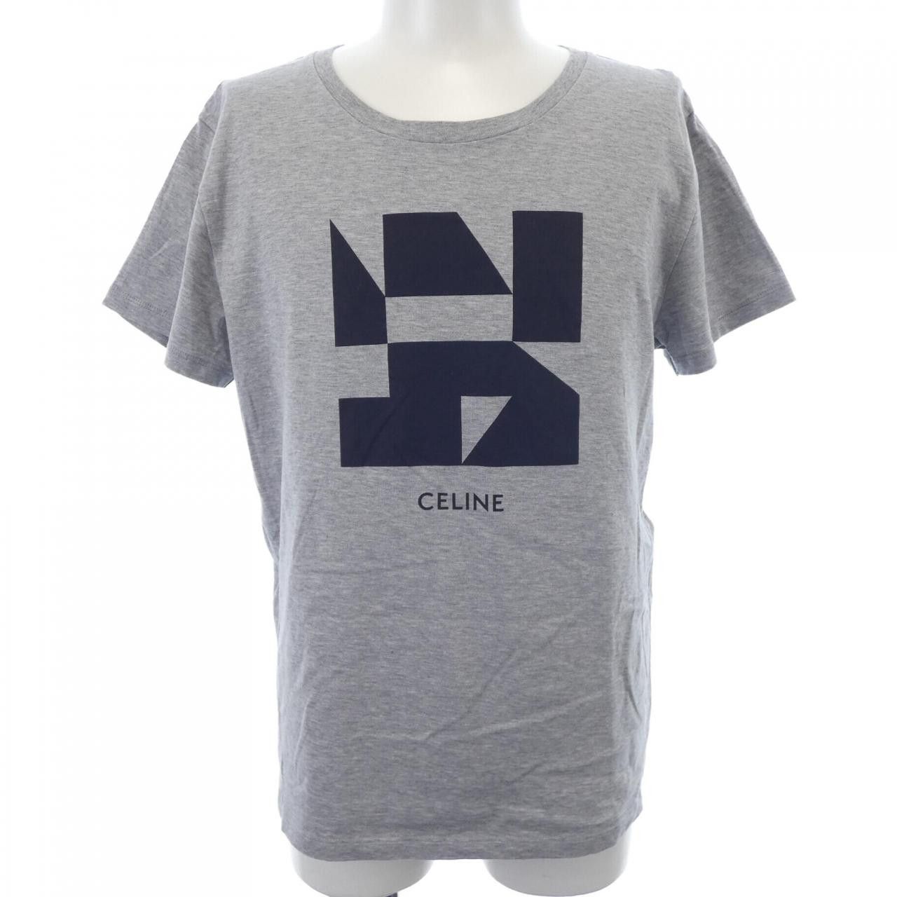 Celine Celine CELINE Cotton T Shirt Textile T-Shirts 2X308933F DUTY FREE for USA Size ONE SIZE - 1 Thumbnail