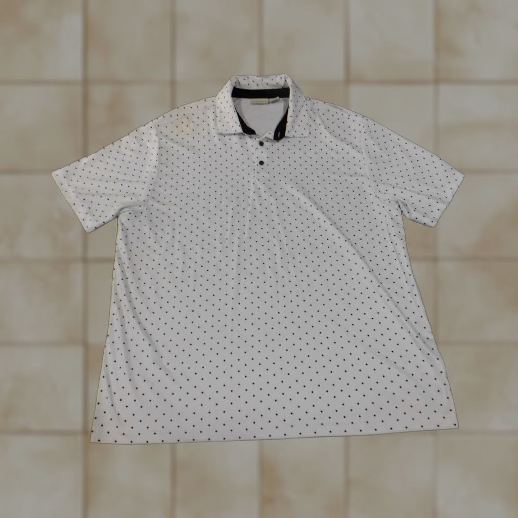 Vintage rorie whalen Golf Polo XXL White Stretch Performance Mens Casual Geometric Size US XXL / EU 58 / 5 - 1 Thumbnail