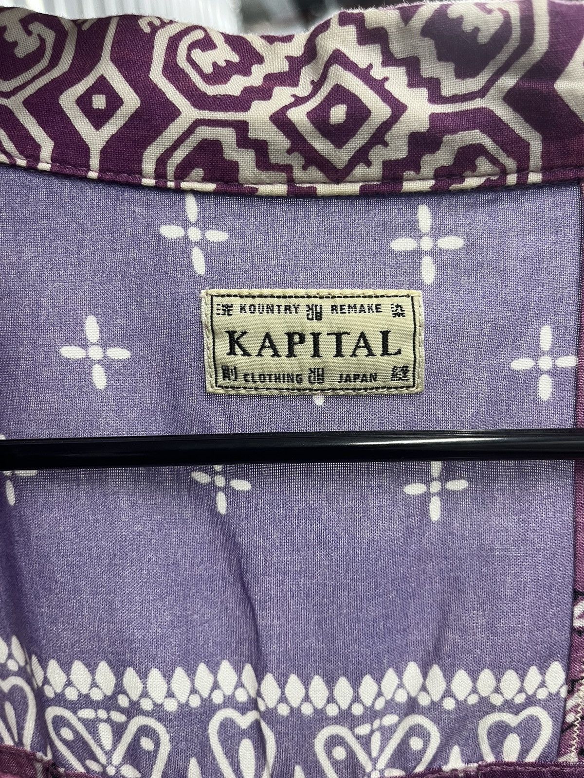 Kapital × Kapital Kountry Kapital Kountry Bandana Shirt Purple Size US L / EU 52-54 / 3 - 3 Thumbnail