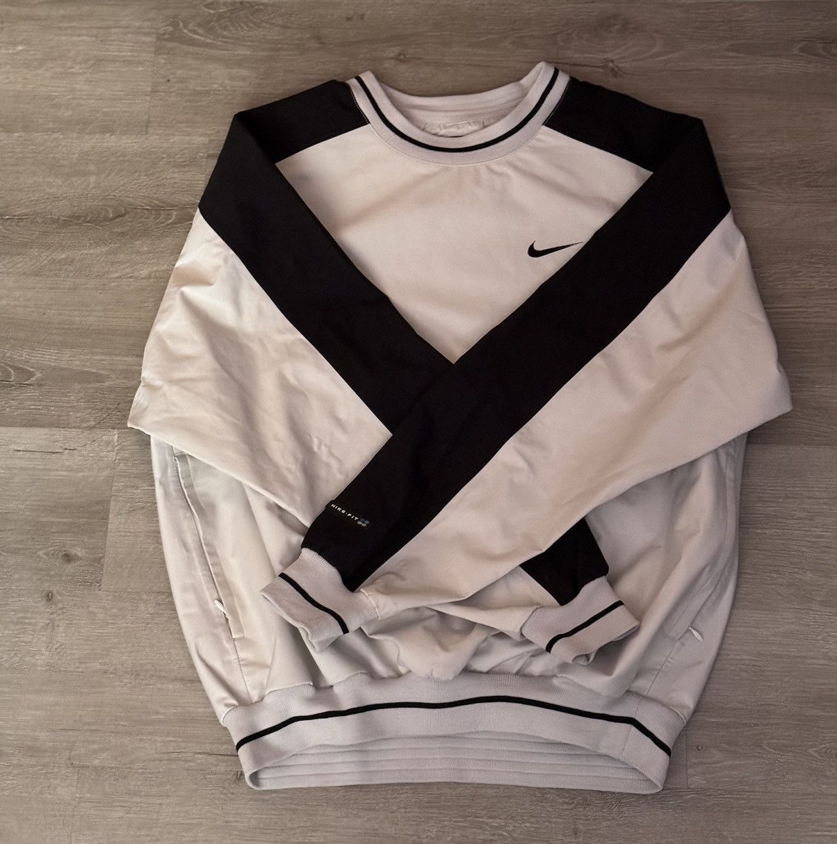 Nike × Vintage Vintage Cream Nike Golf Pullover Windbreaker Size US S / EU 44-46 / 1 - 1 Thumbnail